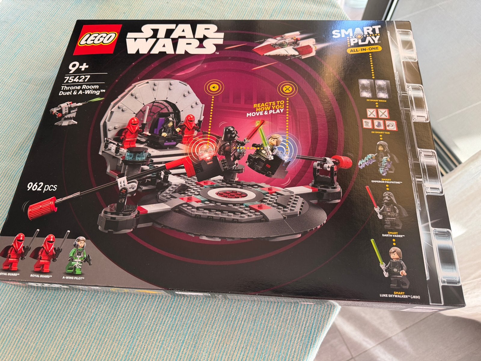 Nouveau Lego Star Wars SMART PLAY Throne Room Duel & A-Wing, Ophalen, Zo goed als nieuw