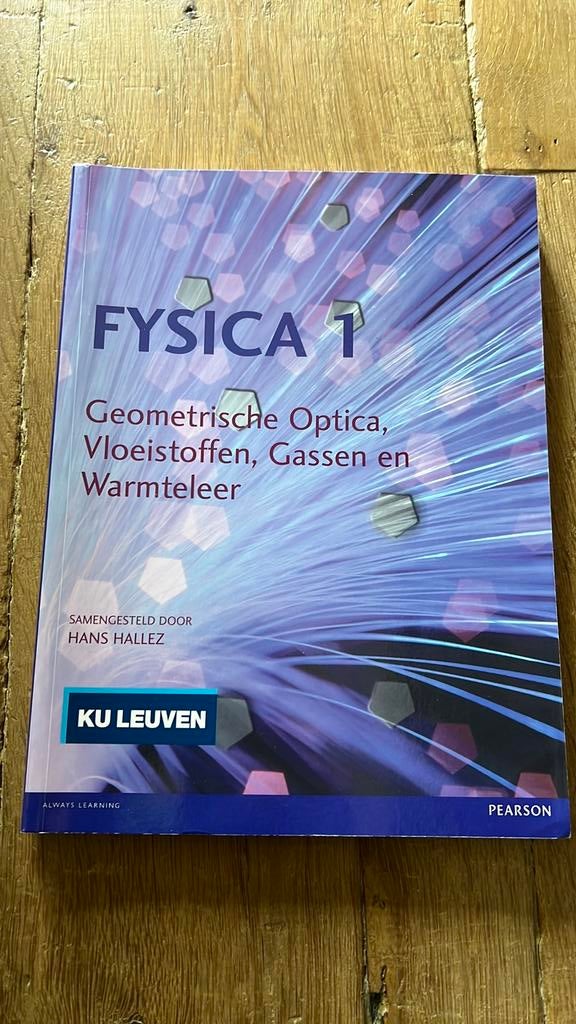 Fysica 1, KuLeuven, Boeken, Studieboeken en Cursussen, Ophalen, Zo goed als nieuw, Hoger Onderwijs