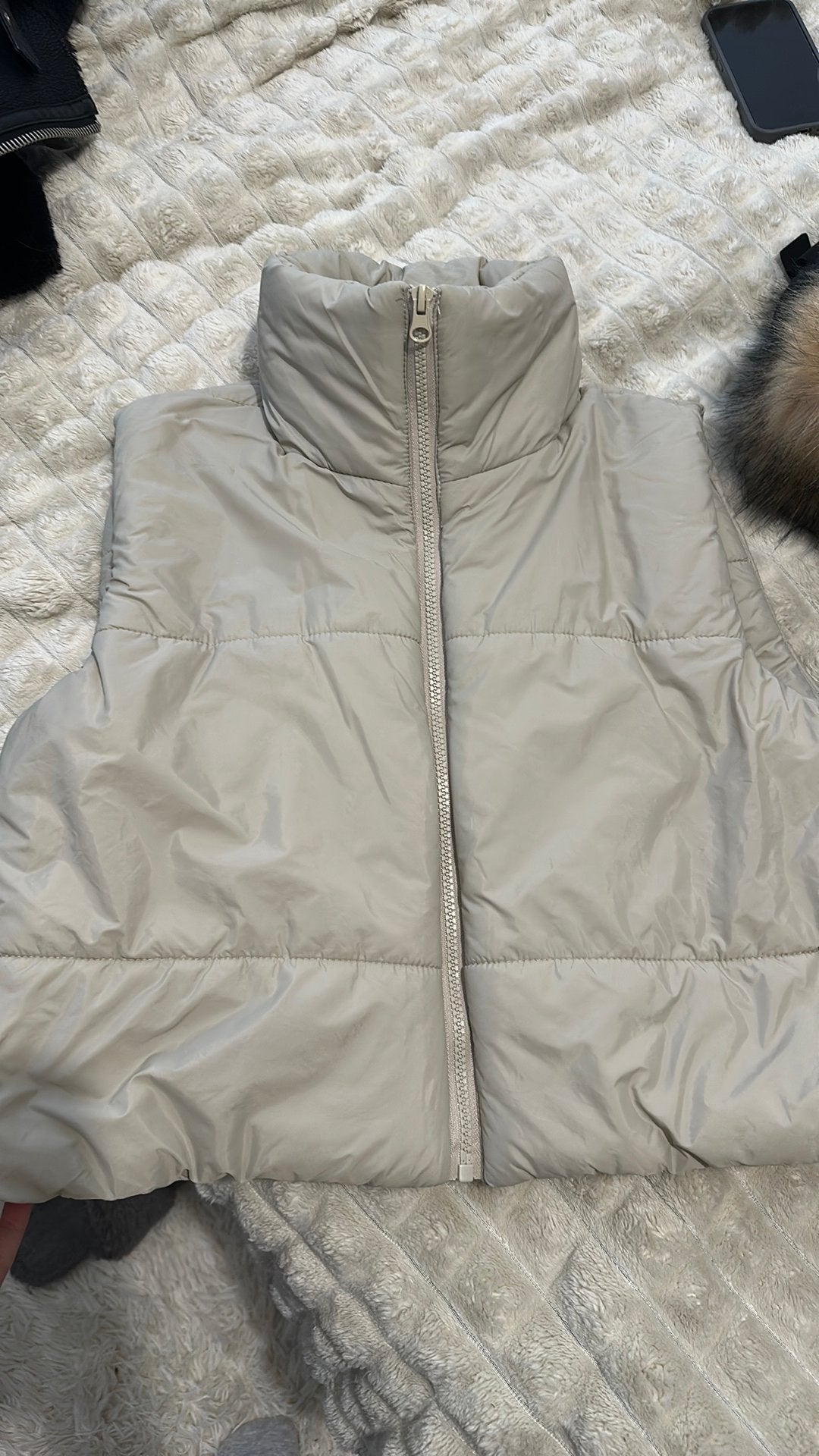 Gilet beige, Vêtements | Femmes, Enlèvement ou Envoi, Comme neuf, Taille 36 (S), Beige