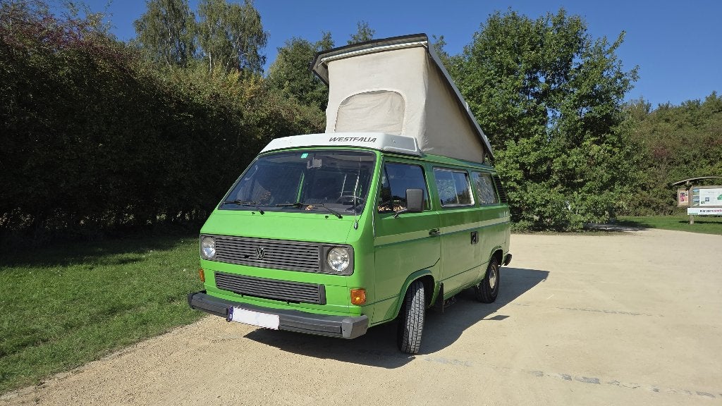 Volkswagen T3 Westfalia Groen, Auto's, Automaat, 1600 cc, Bruin, Particulier