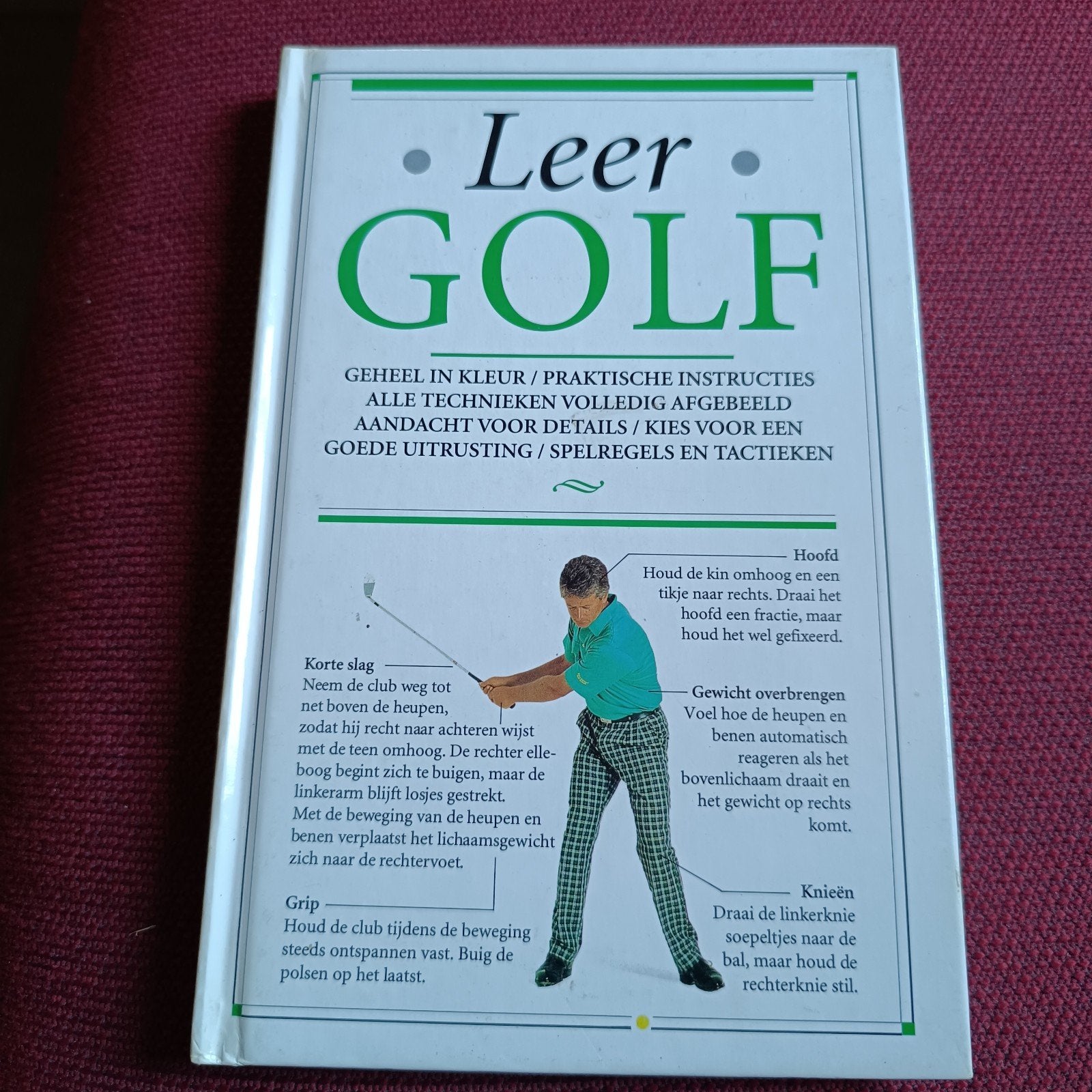 Leer golf, Livres, Livres de sport, Enlèvement ou Envoi