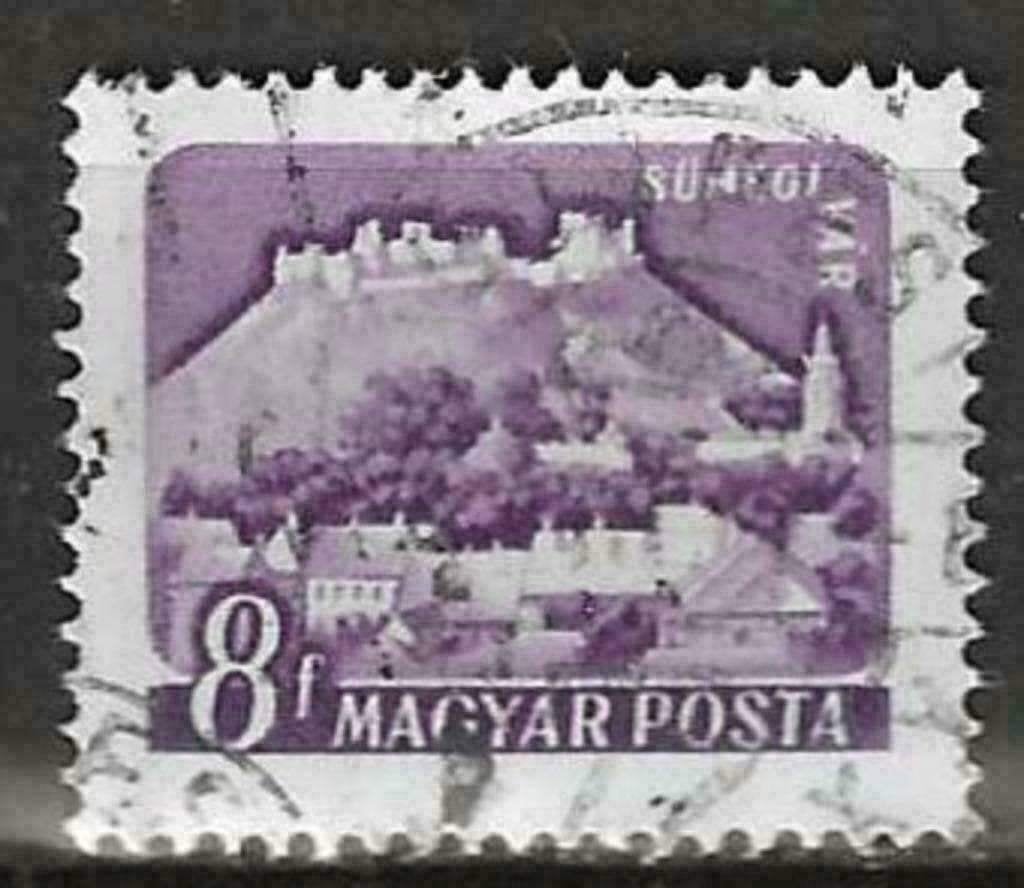Hongrie 1960-1961 - Yvert 1335 - Châteaux (ST), Envoi, Affranchi