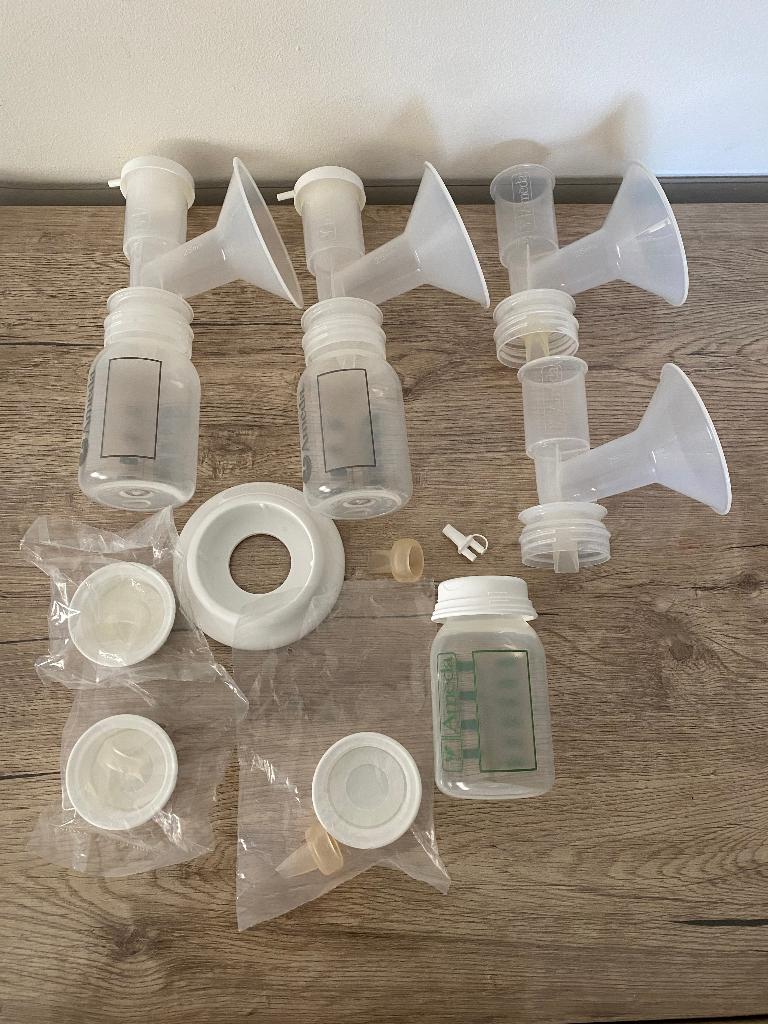 Set tire-lait Ameda, Enfants & Bébés, Enlèvement ou Envoi, Utilisé, Tire-lait