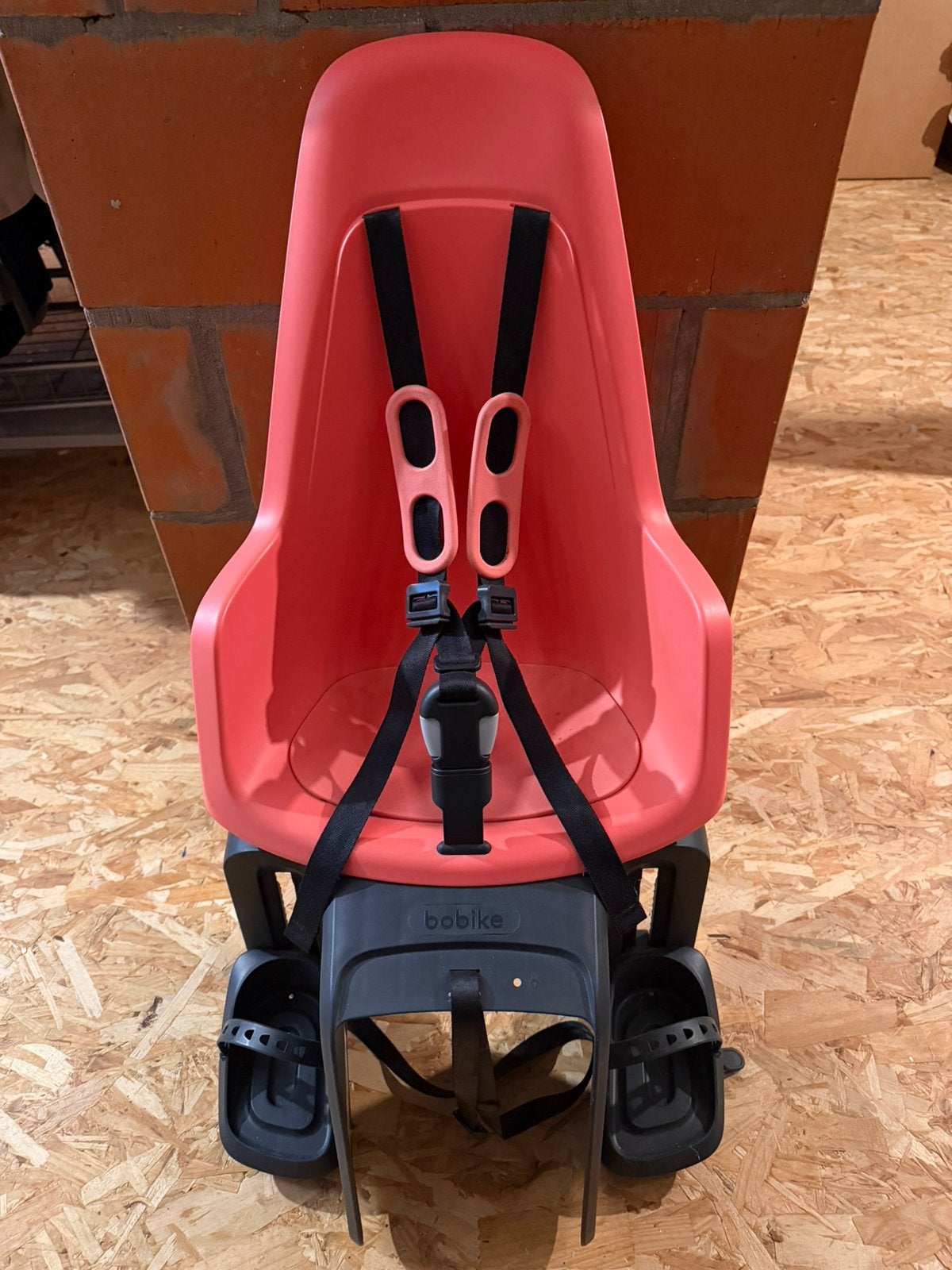 Siège de vélo Bobike One Maxi avec support de fixation  rose, Vélos & Vélomoteurs, Enlèvement, Utilisé, Siège arrière