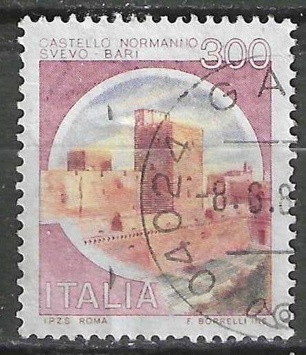 Italie 1980 - Yvert 1447 - Castello Normanno - Svevo. (1ER), Envoi, Affranchi