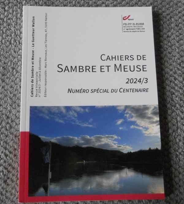 Lot de 3 Numéros des Cahiers de Sambre et Meuse (année 2024), Enlèvement ou Envoi, Utilisé