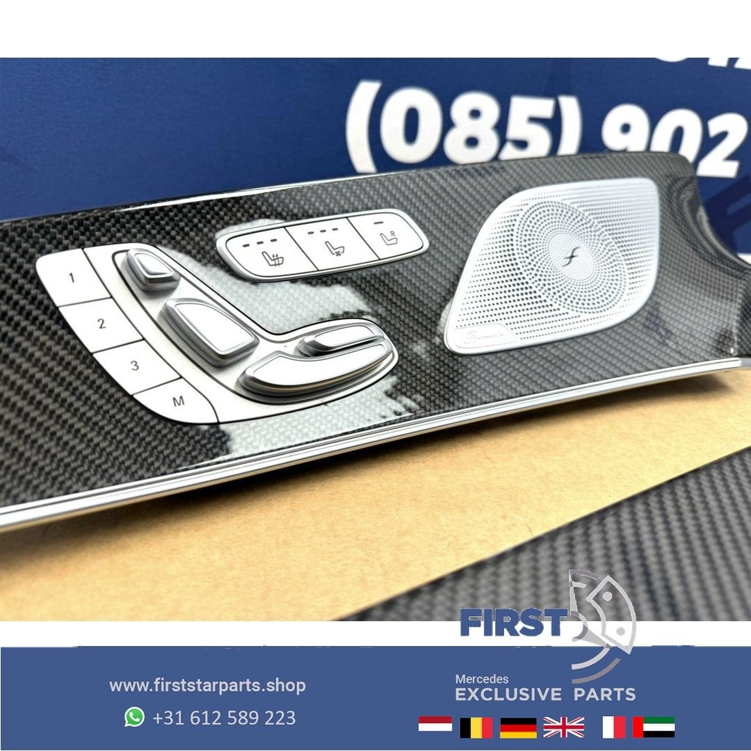 W257 C257 CLS KLASSE CARBON DEUR LIJSTEN SET INTERIEUR LRVA, Utilisé, -, -, Enlèvement ou Envoi