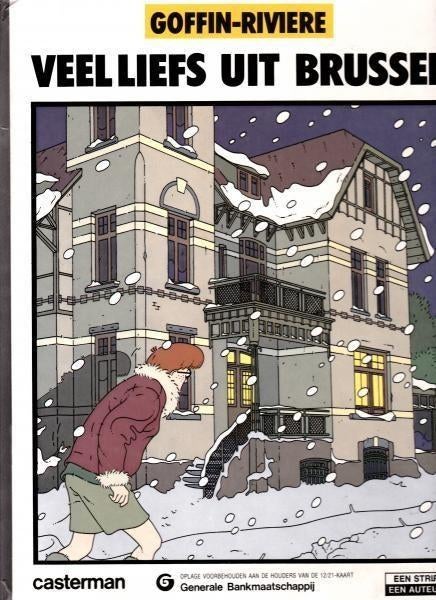 Strip " Veel liefs uit Brussel " H.C., Une BD, Enlèvement ou Envoi, Utilisé