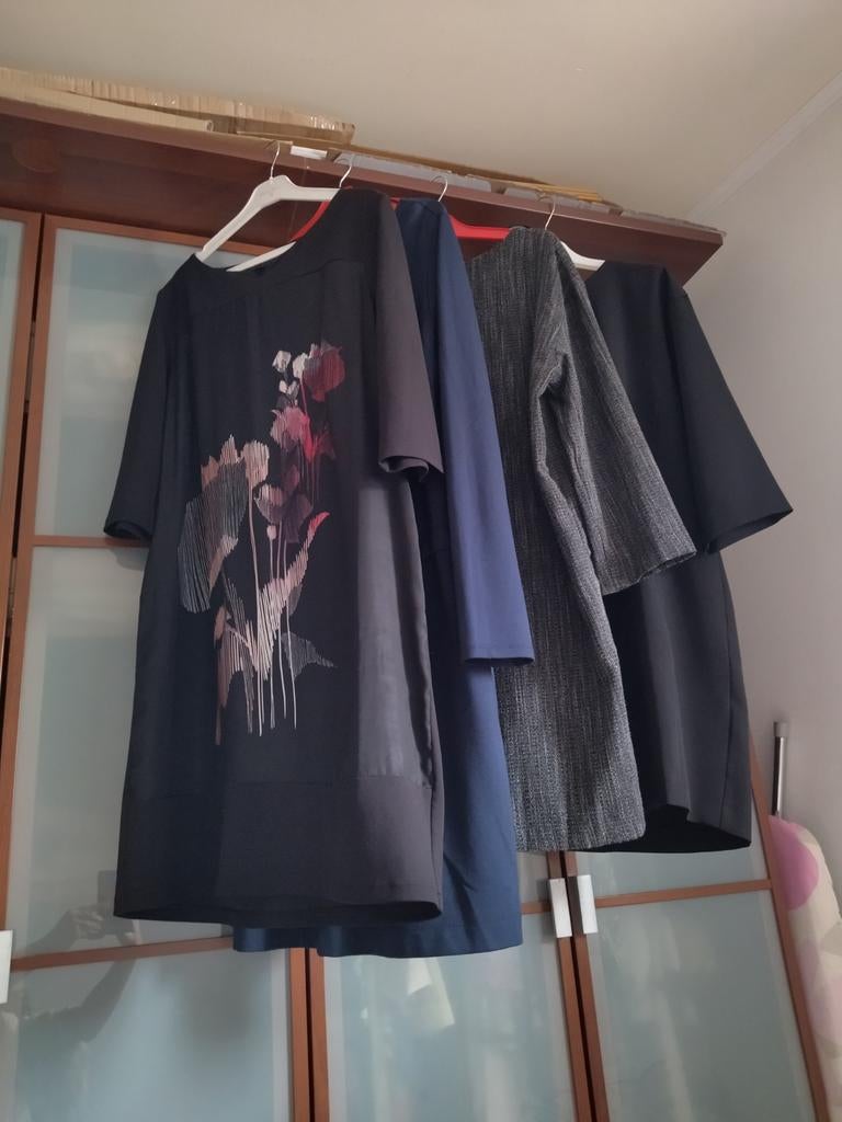 Lot 4 kwaliteitsjurken (Hallhuber, Street One,, Kleding | Dames, Ophalen of Verzenden, Zo goed als nieuw, Maat 42/44 (L)