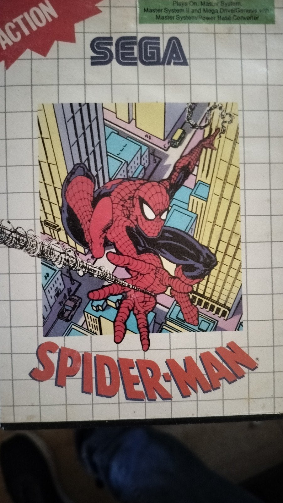 Deze klassieker is echt vinted spider man !, Hobby & Loisirs créatifs, Patches vêtements & Hotfix, Enlèvement ou Envoi, Utilisé