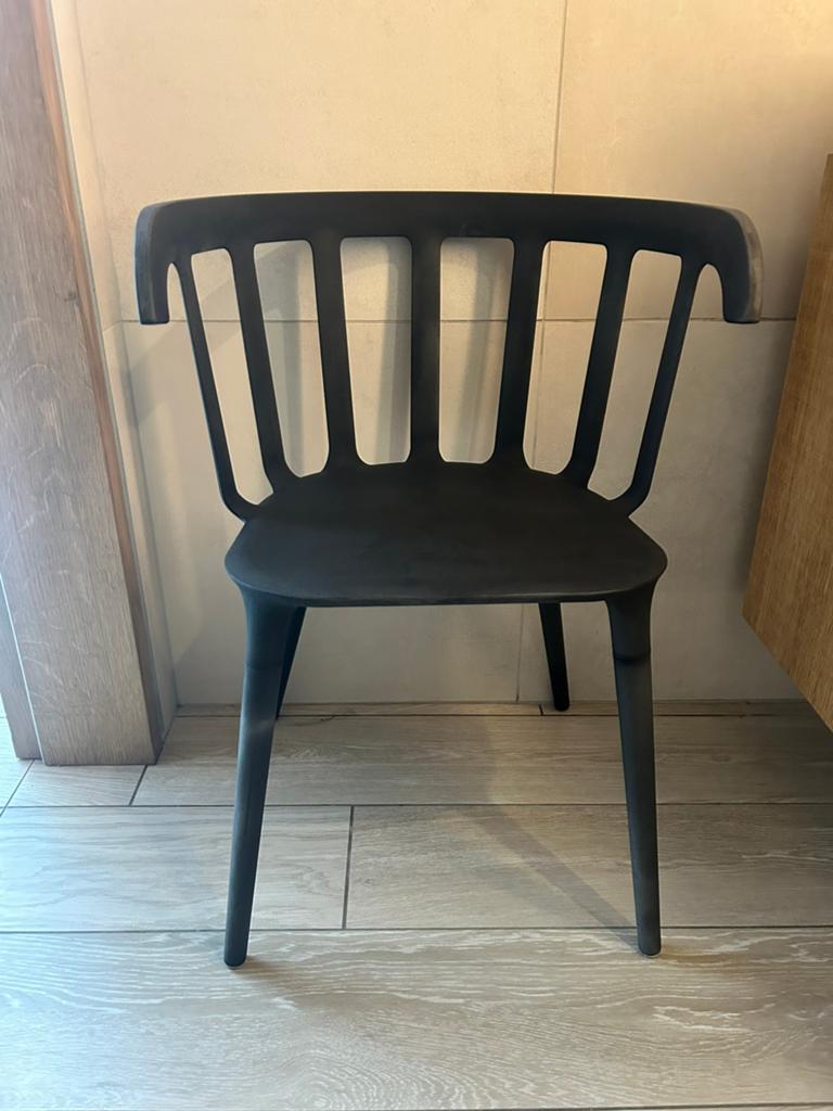 6 stoelen Ikea  VÅGÖ, Ophalen, Kunststof, Gebruikt, Zwart