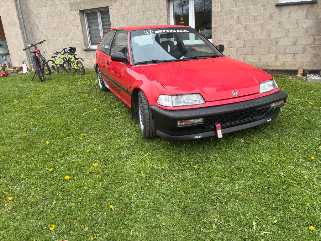 Honda civic ec8, Autos, Rouge, Boîte manuelle, 1300 cm³, 2 portes
