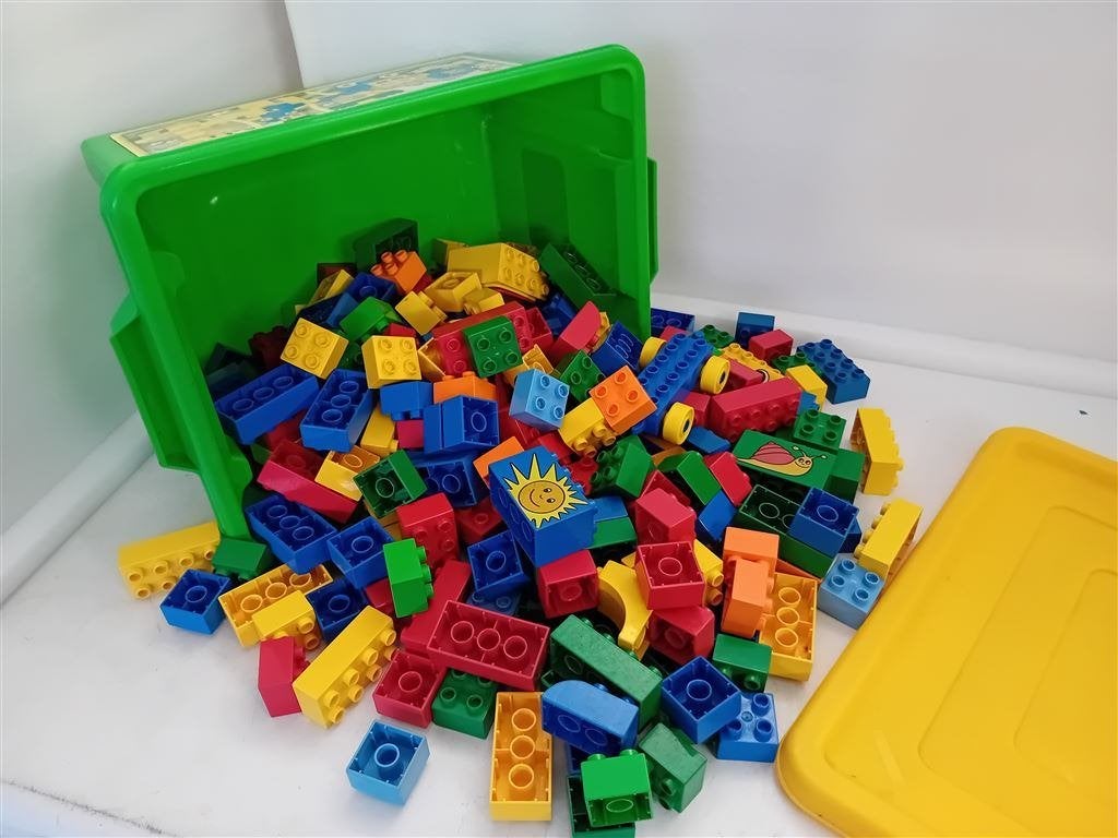 Boîte Duplo avec 250 blocs Duplo, Enfants & Bébés, Jouets | Duplo & Lego, Enlèvement ou Envoi, Utilisé, Duplo, Briques en vrac