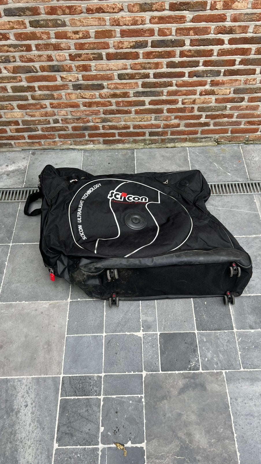 Scicon aerocomfort schijfrem fiets koffer, Ophalen, Gebruikt