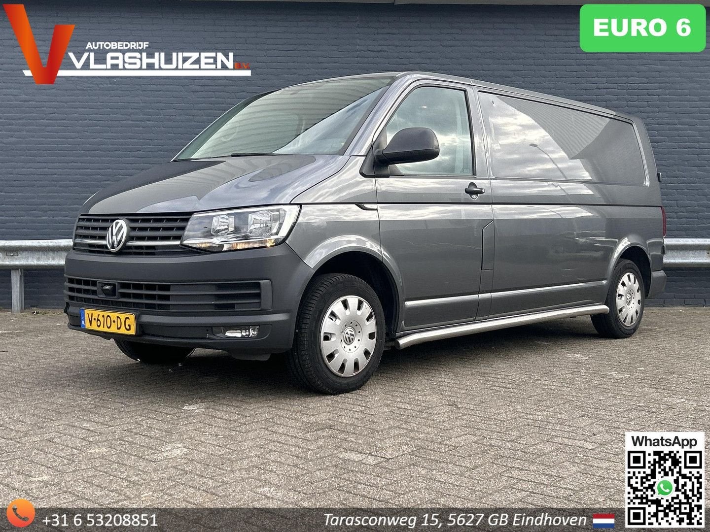 Volkswagen Transporter 2.0 TDI L2H3 Comfortline | € 6.450,-, Auto's, Parkeersensor, Zilver of Grijs, Te koop, Bedrijf