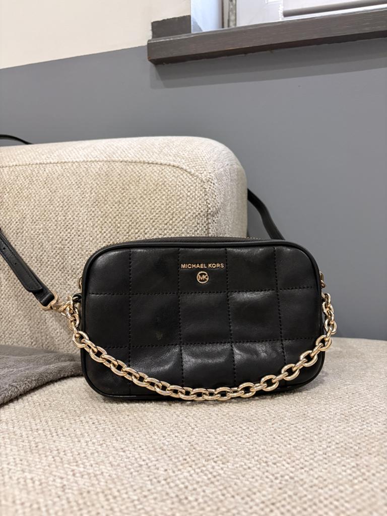 Michael Kors Jet Set handtas, Handtassen en Accessoires, Overige merken, Gebruikt, Zwart, Ophalen of Verzenden