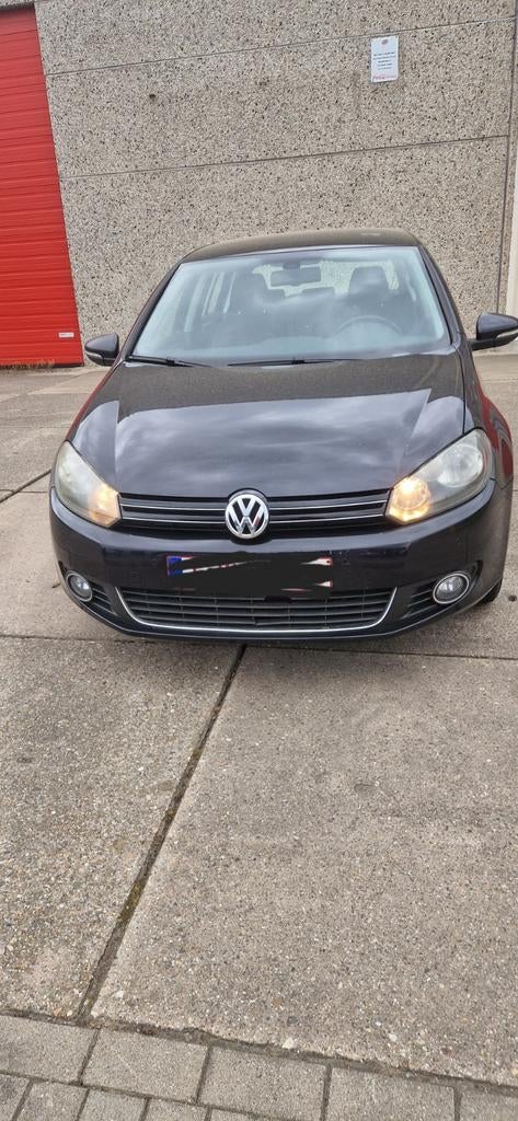 Volkswagen Golf 6 1.6 TDI, Auto's, Stof, Zwart, Zwart, Te koop