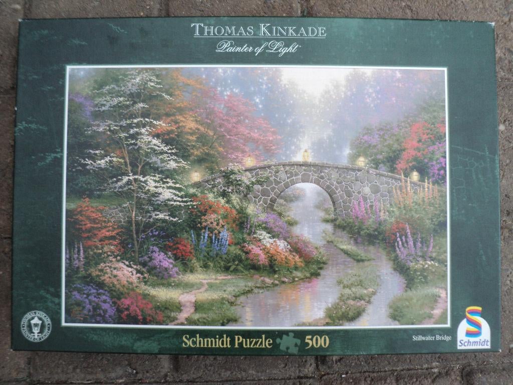 Thomas Kinkade--500 stukjes -- Schmidt puzzel, Hobby en Vrije tijd, Ophalen of Verzenden, 500 t/m 1500 stukjes, Gebruikt, Legpuzzel