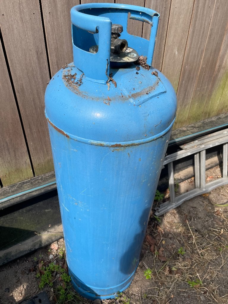 Gasfles propaan 46kg, Enlèvement