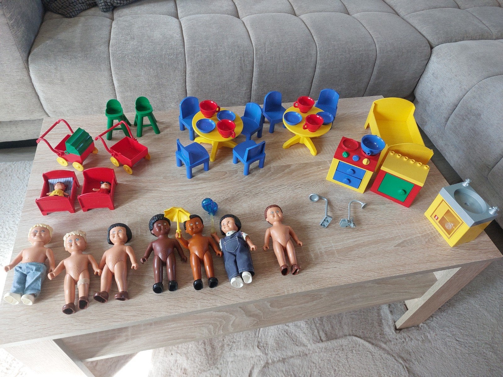Vintage LEGO Duplo Education Dolls, Kinderen en Baby's, Ophalen, Gebruikt, Duplo