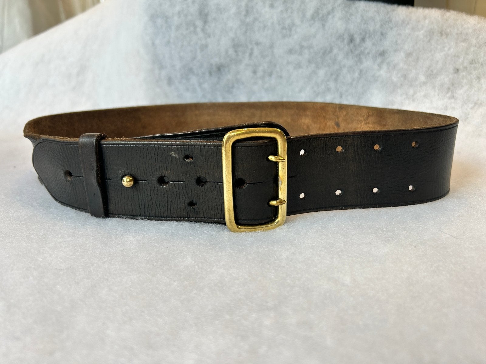 Ceinture militaire, Vêtements | Hommes, Cuir véritable, Enlèvement ou Envoi, 95 à 105 cm, Porté