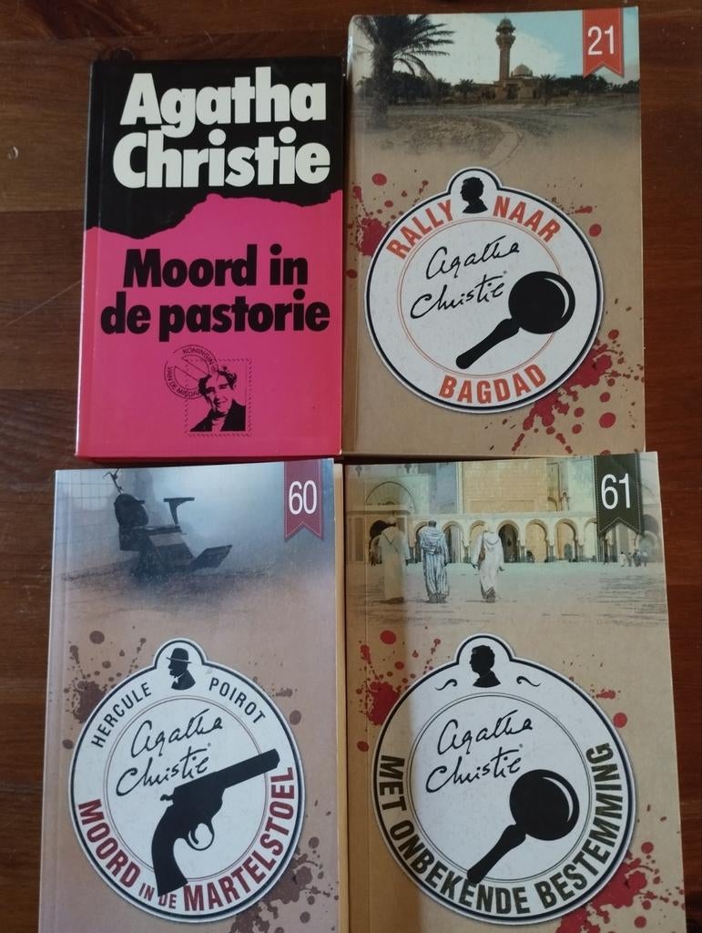 Lot de 4 Agatha Christie en Néerlandais, Livres, Enlèvement ou Envoi