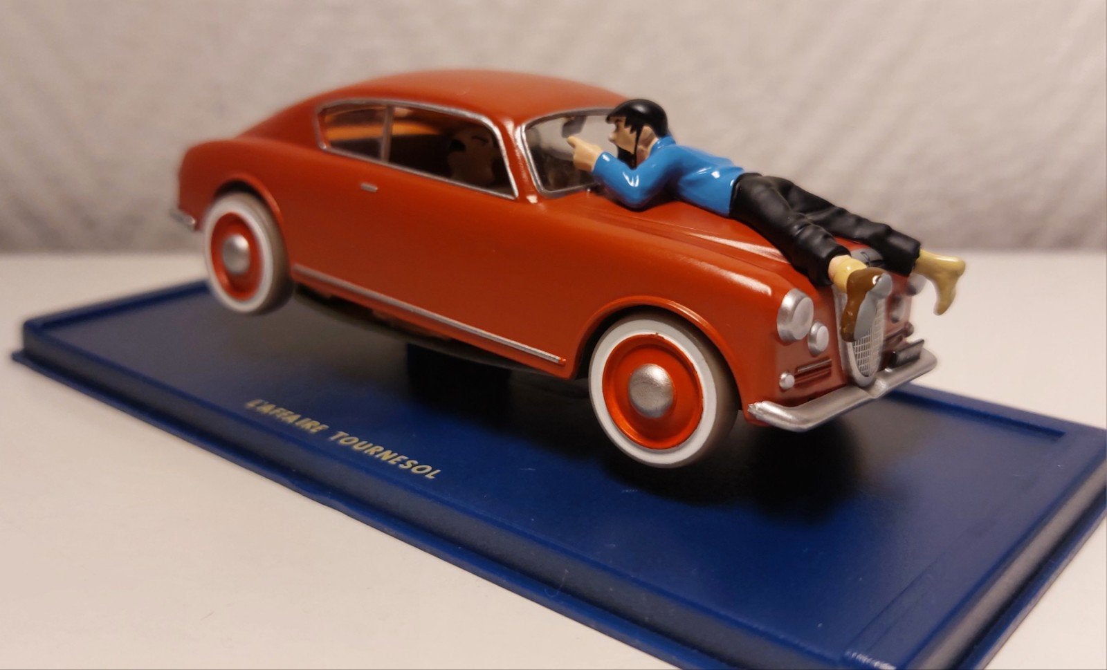 Voiture TINTIN Atlas 1/43 'La Lancia Aurelia 1953', Enlèvement ou Envoi, Tintin, Utilisé, Statue ou Figurine