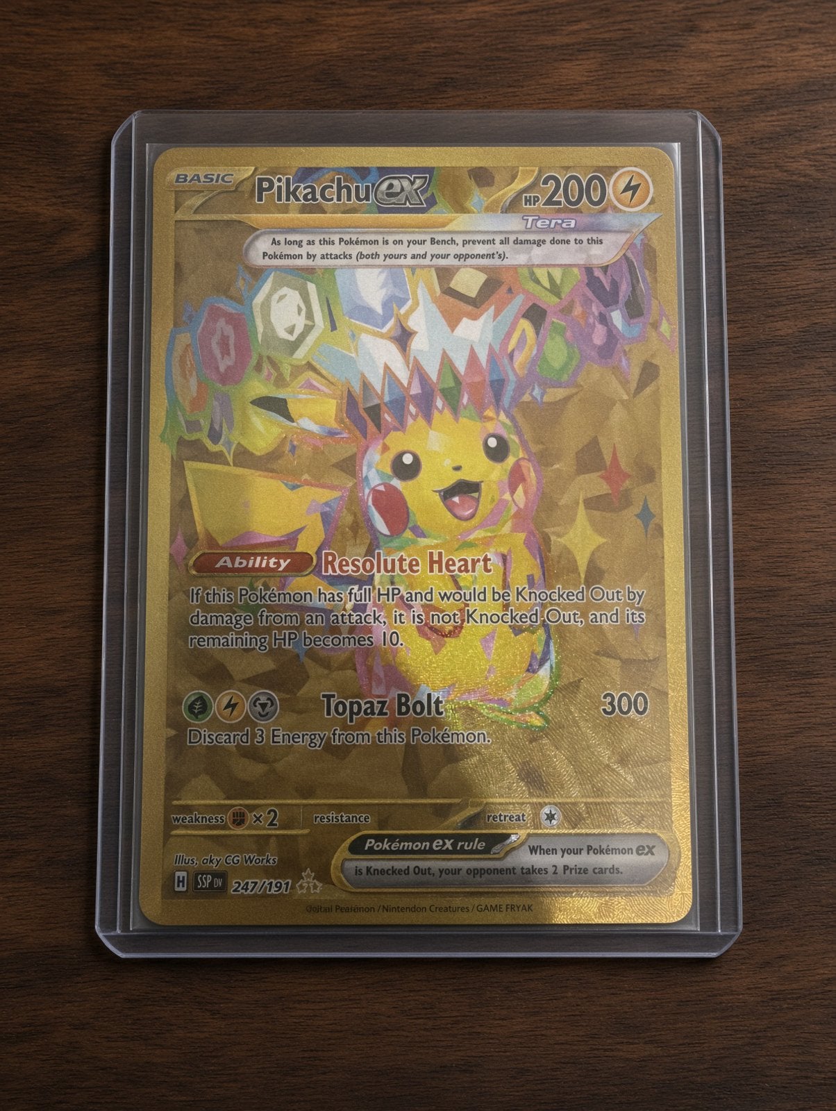 Pikachu ex SSP 247 (surging sparks), Enlèvement ou Envoi, Neuf