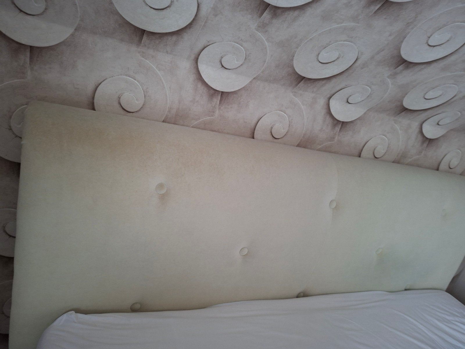 schesterfield 2persoon bed, Ophalen, Verstelbaar, Beige, Chesterfield
