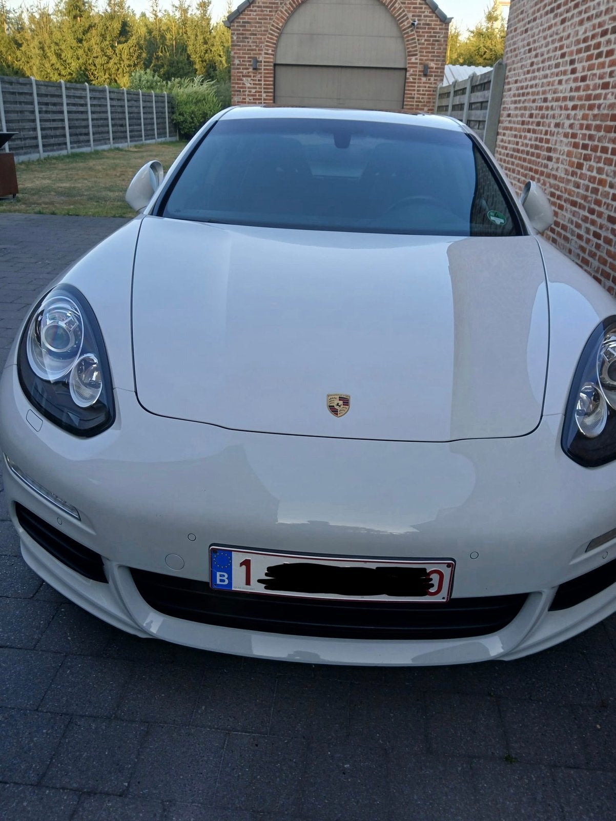 Porsche Panamera 3.0i v6 hybride - 85.000km - 1ste eig. - …, Auto's, Automaat, 4 zetels, Wit, Leder