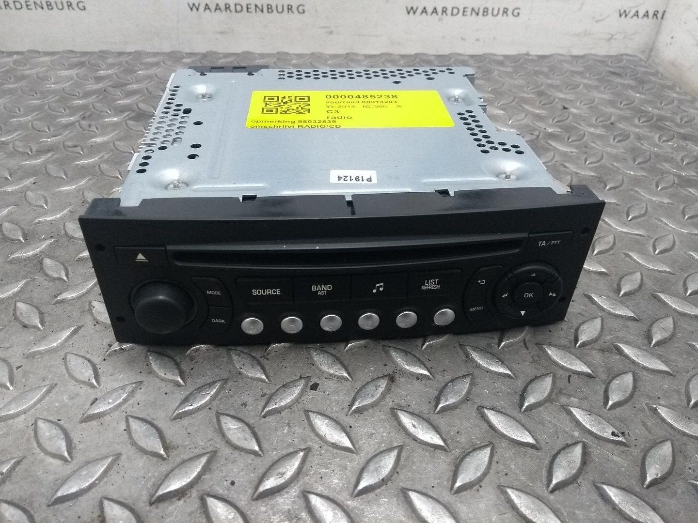 CITROEN C3 1.0 vti attraction RADIO 98032839 2014, Enlèvement ou Envoi, Utilisé, ARN reconnu
