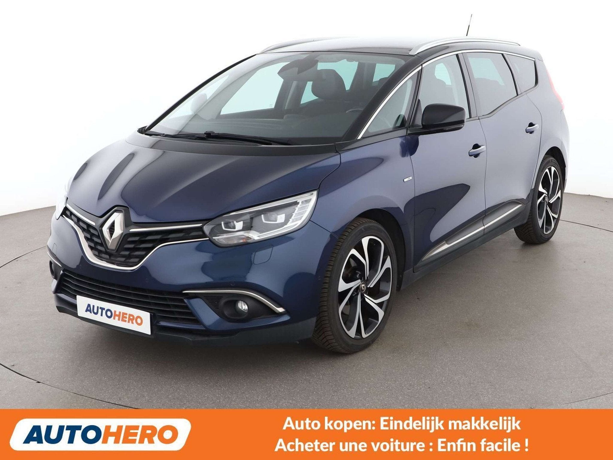 Renault Grand Scénic 1.3 TCe BOSE-Edition (bj 2019), Auto's, Gebruikt, Blauw, 5 deurs, 1567 kg