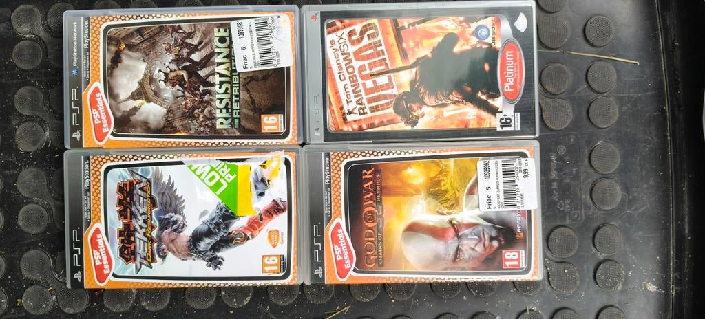 4 PSP games –, Ophalen