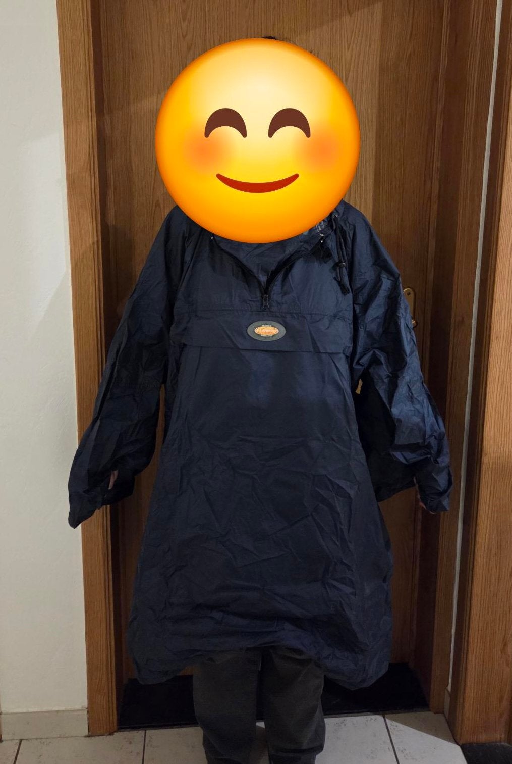 A.S.Adventure Backpack Poncho - Maat L - Donkerblauw”, Ophalen of Verzenden, Zo goed als nieuw, Regenponcho