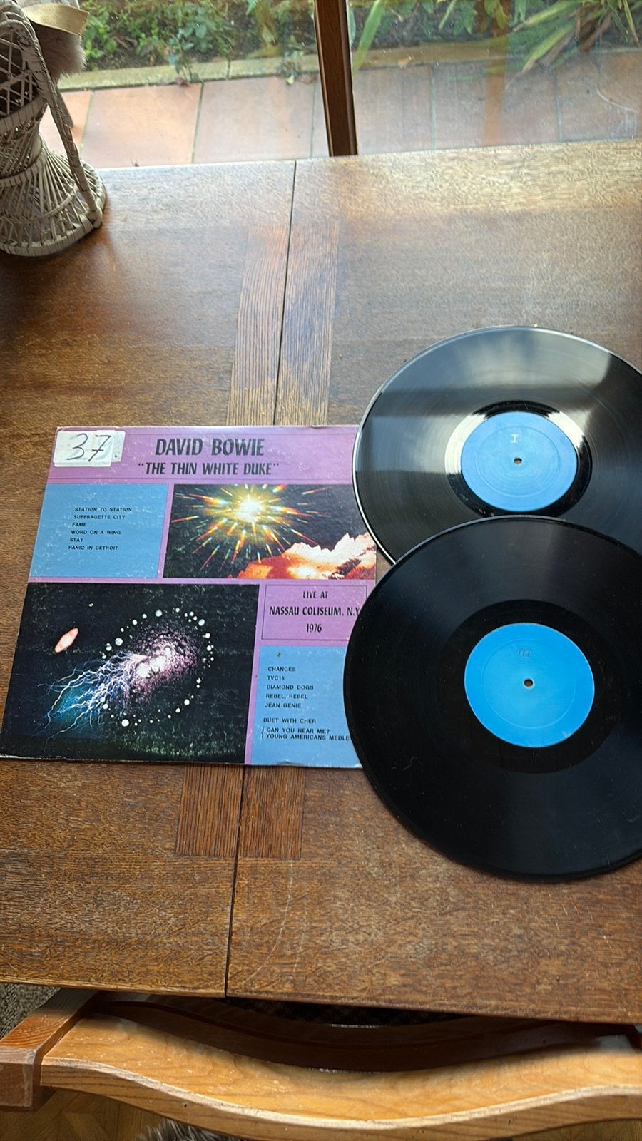 Bowie- The thin white duke ( Zeldzame 2LP livebootleg 1976 ), 12 pouces, Rock, Enlèvement ou Envoi, Double LP