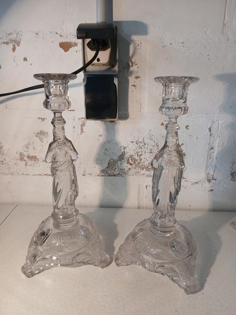 Koppel kandelaars val saint lambert luxval, Ophalen