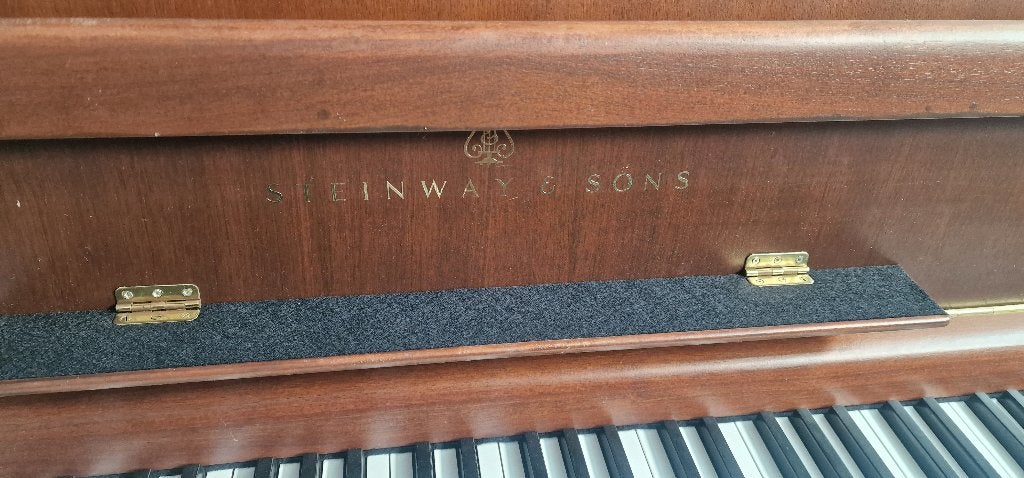 Steinway modèle F, Musique & Instruments, Pianos, Enlèvement ou Envoi, Utilisé, Brun, Piano