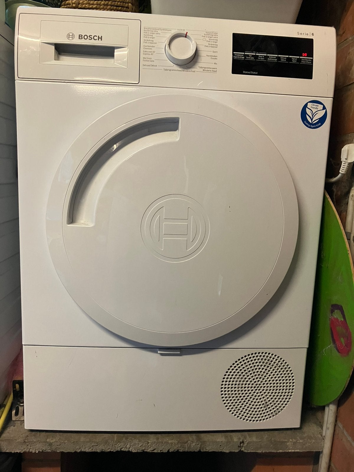 Bosch WTR83 condensatiedroogkast, Ophalen, Gebruikt