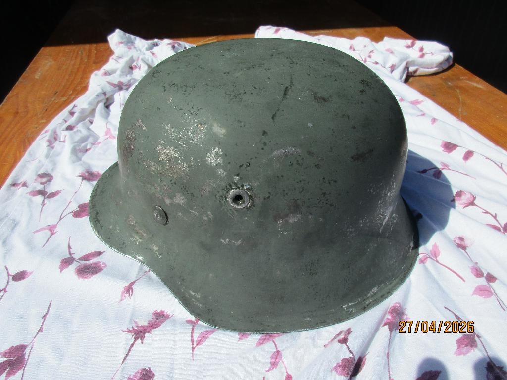 Casque allemand WWII, Envoi, Armée de terre, Casque ou Béret