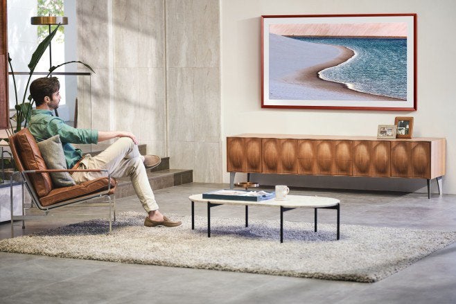 Smart TV QLED 4K The Frame de 50 pouces de Samsung — 50LS03B, TV, Hi-fi & Vidéo, Télévisions, Comme neuf, QLED, 4k (UHD), Samsung