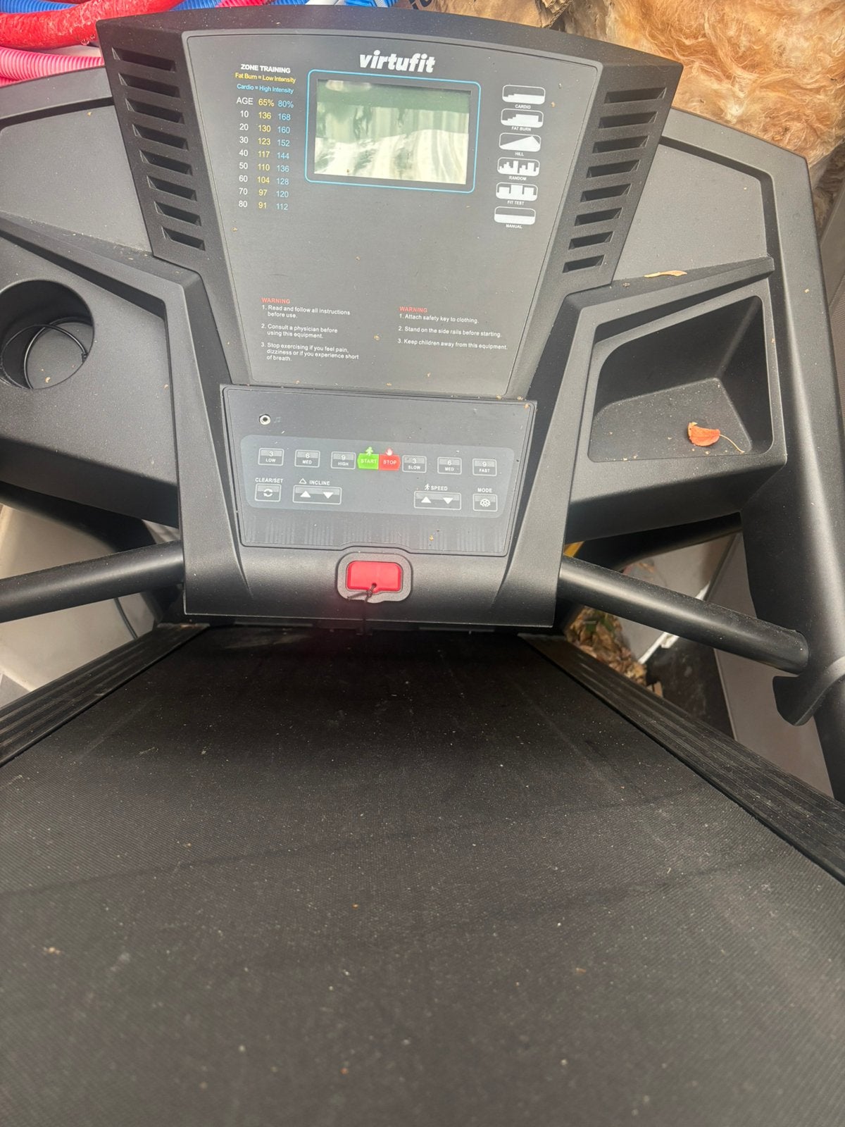 Virtufit loopband, Enlèvement, Tapis roulant