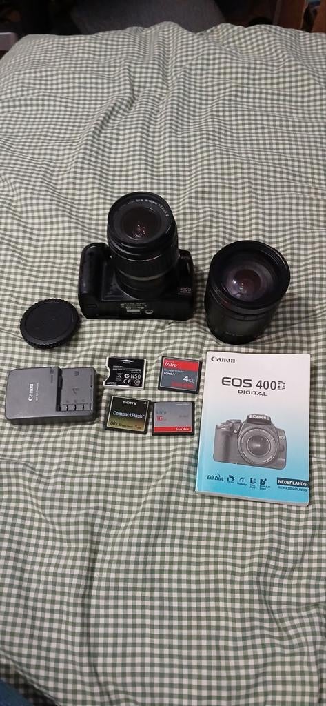 Canon 400d, Ophalen, Zo goed als nieuw, Canon, Geen optische zoom