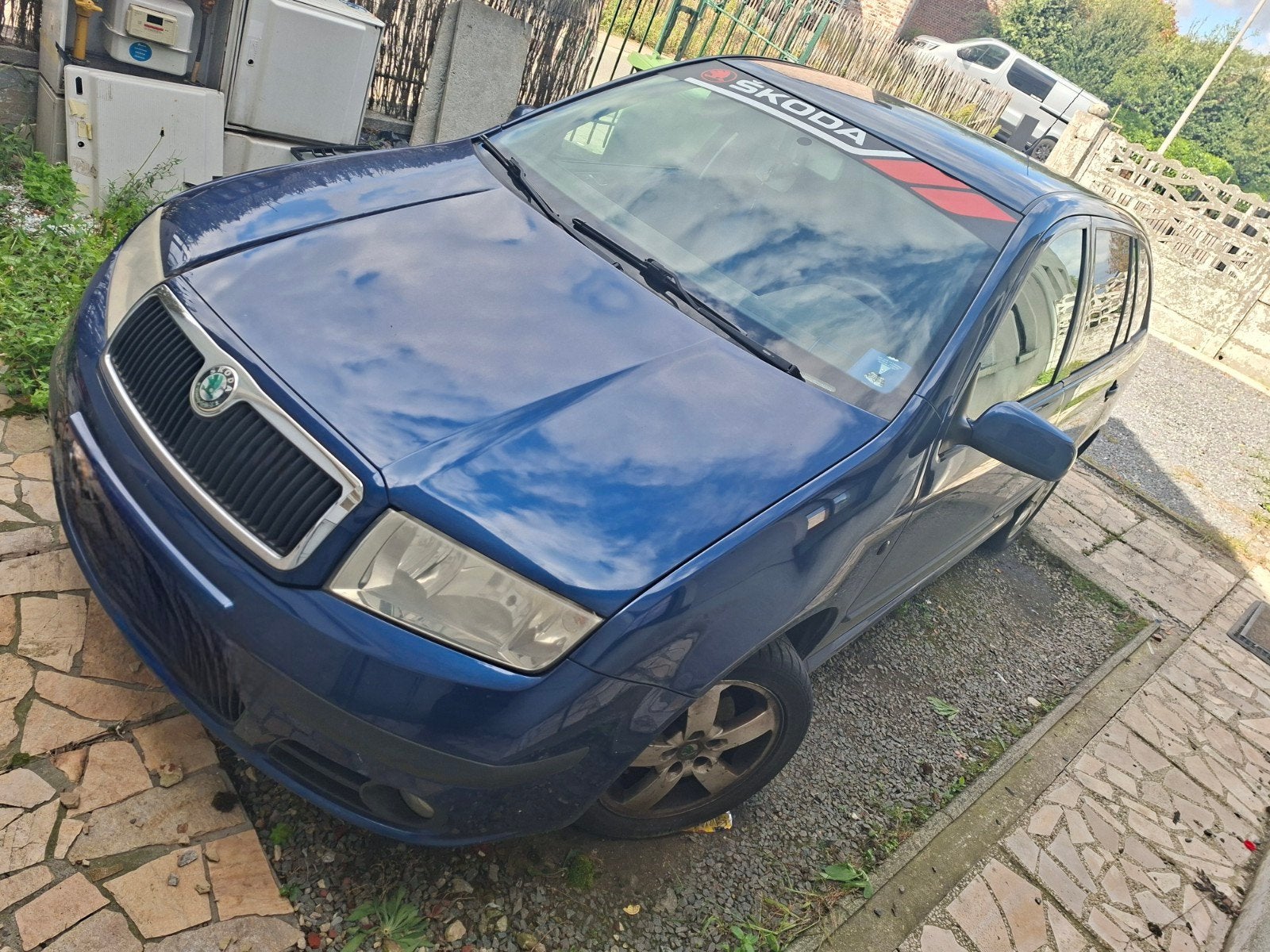 Skoda fabia ,1400cc ,Bwj 2006, Auto's, Voorwielaandrijving, Zwart, Blauw, Handgeschakeld