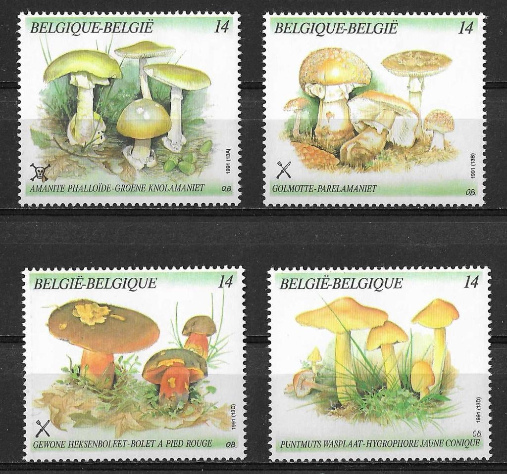 België OPC 2418-21 Natuur Paddestoelen **, Ophalen of Verzenden, Postfris, Postfris