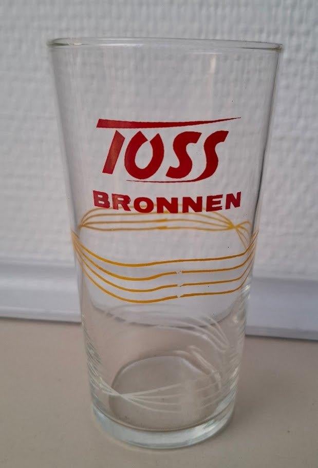 Water-limonade Glas Toss Bronnen Oudenaarde, Verzamelen, Ophalen of Verzenden, Zo goed als nieuw, Frisdrankglas