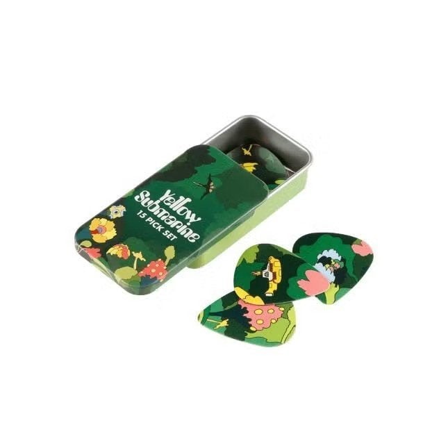 The Beatles opbergblikje met plectrums 0.70 mm off. merch., Ophalen of Verzenden, Nieuw