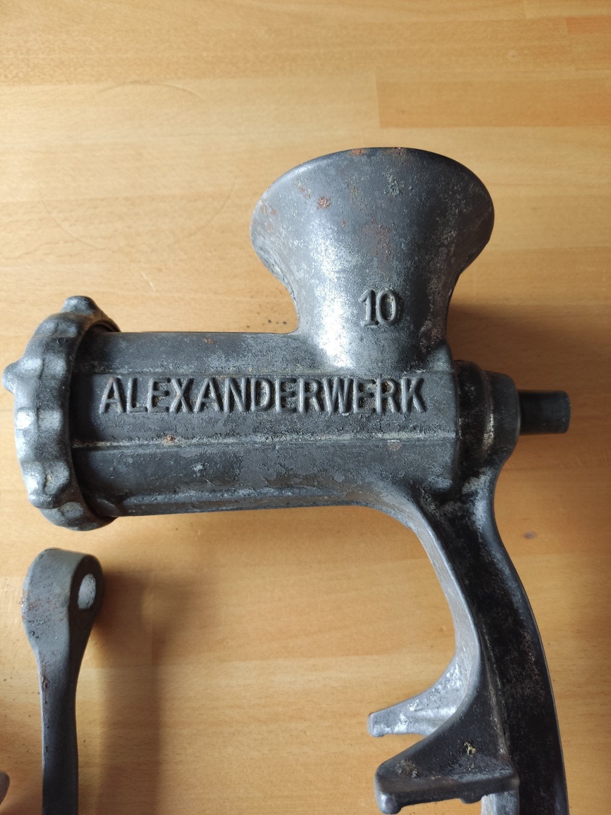 Vintage Alexanderwerk Vleesmolen nr. 10, Ophalen