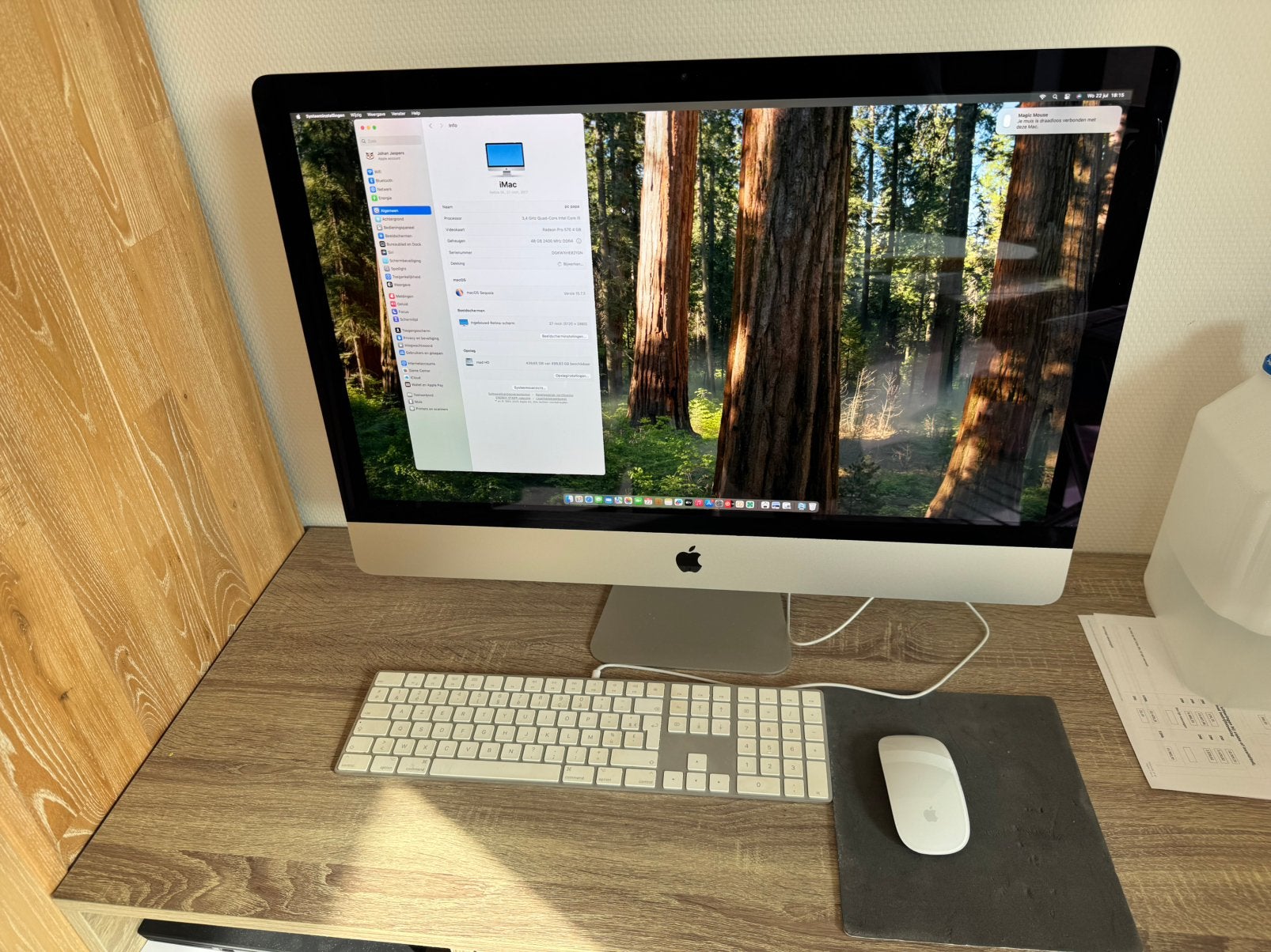 Imac 27”, Ophalen, SSD, IMac, Zo goed als nieuw