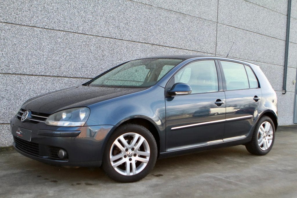 Volkswagen Golf 1.4i Edition (bj 2008), Auto's, 4 cilinders, Parkeersensor, Blauw, Bedrijf