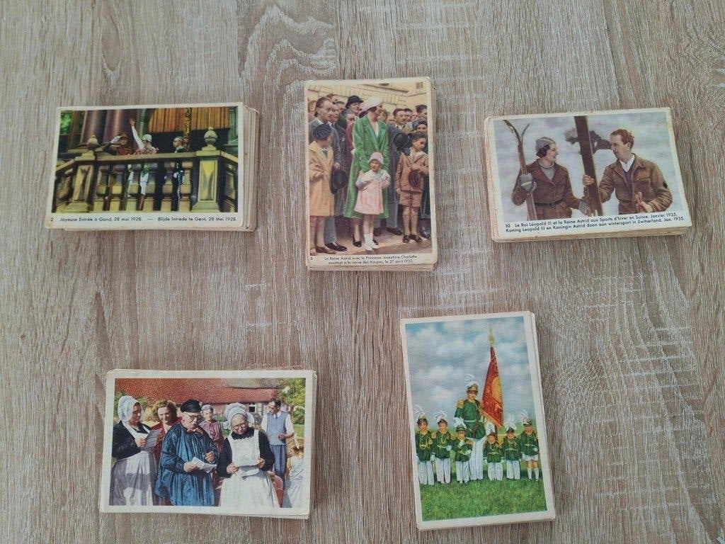 Lot 87 Chromos FOLKLORE BELGE - REINE ASTRID - COTE D'OR, Envoi